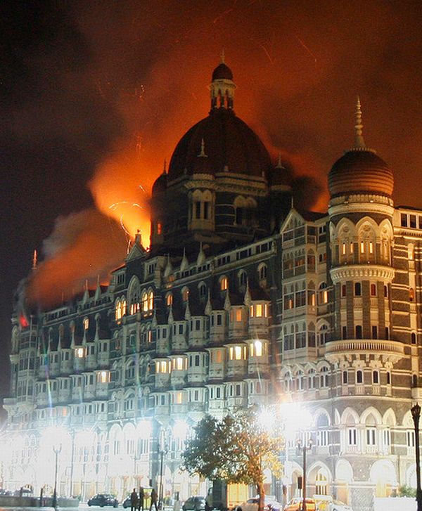 The Taj hotel under attack