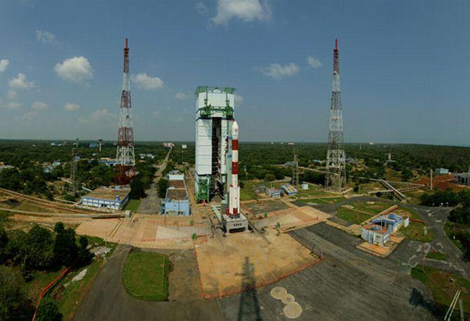 Panaromic view of PSLV-C25