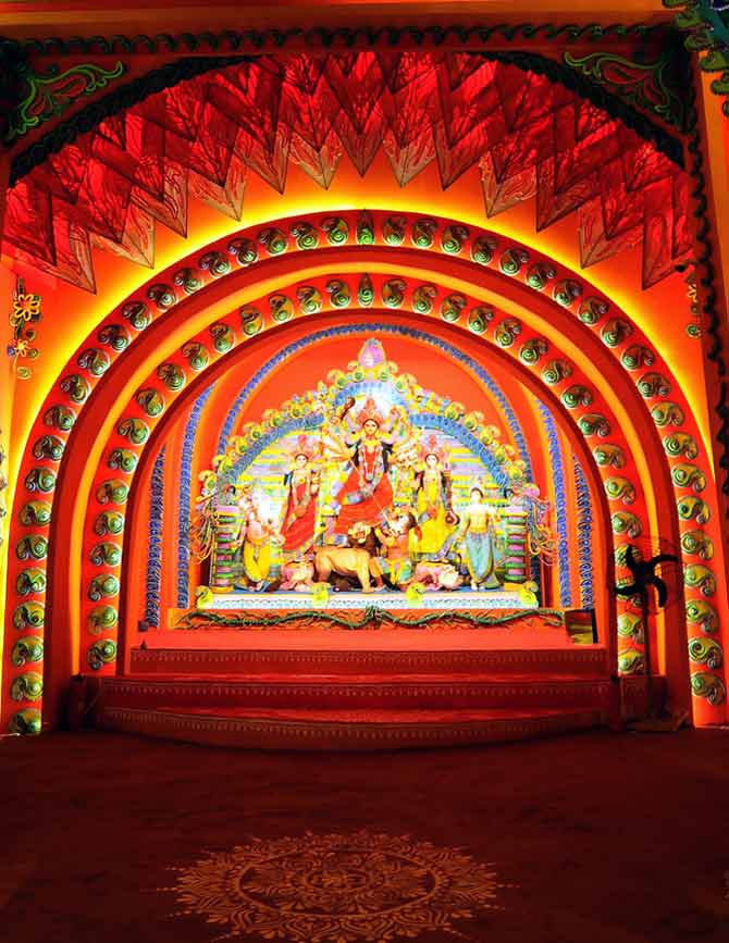 Mudiali Shiv Mandir Durga Pujo