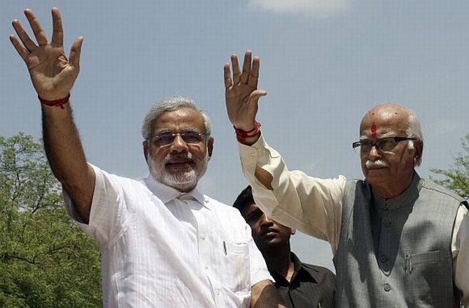 'There are two BJPs in Bihar -- one is  Modi's and the other Advani's'