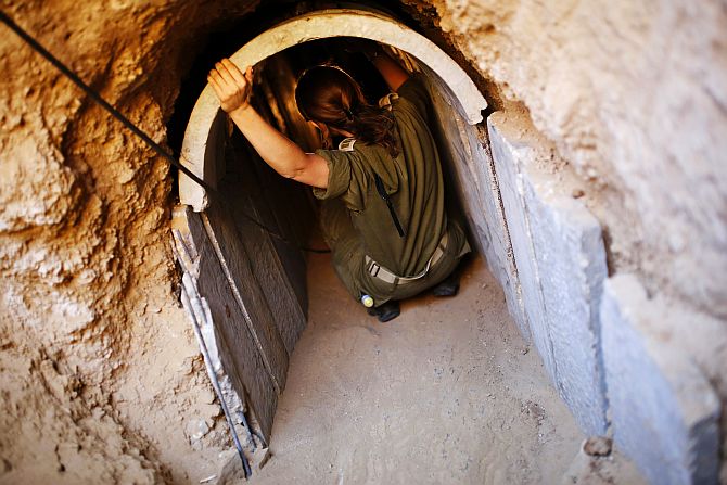 IN PHOTOS: Israel digs out Palestine's 'terror tunnel'