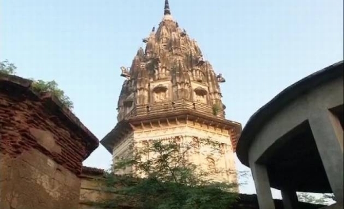 The temple at Unnao, Uttar Pradesh