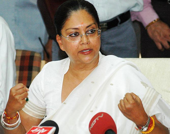 51 per cent respondents want a comeback of Vasundhara Raje as the CM of Rajasthan, the survey says
