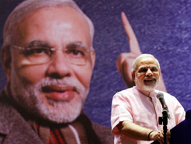 BJP is queasy about the Modi-promotion 