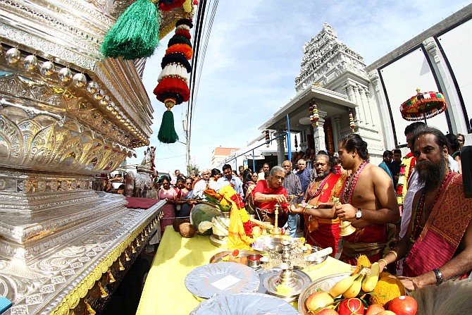 PHOTOS: Celebrating Ganesh Chaturthi, New York style