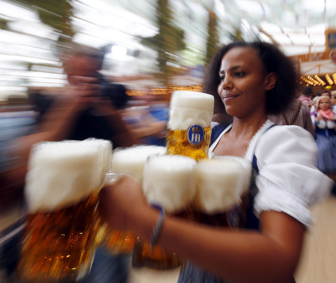 PHOTOS: At world's largest BEER party... CHEERS!
