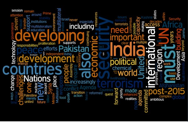 Dr Singh's buzzwords at UN: Developing, terrorism, Pakistan