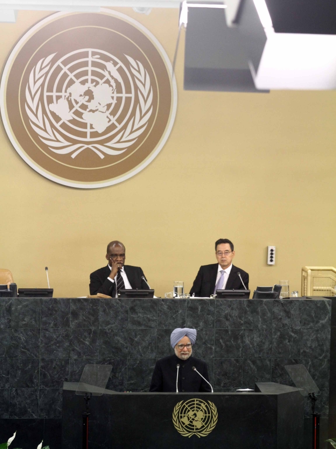 Dr Singh addresses the 68th United Nations General Assembly