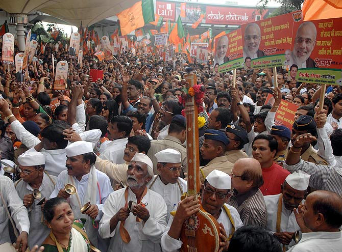 Mumbai gives Narendra Modi a welcome to remember