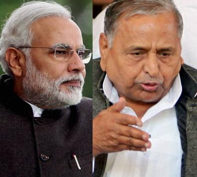 Narendra Modi and Mulayam Singh Yadav