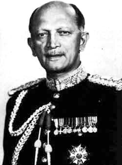 Field Marshal K M Cariappa, the only other Army Chief to fight a Lok Sabha election.