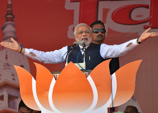 BJP and co will sweep Hindi heartland: Poll