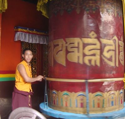 A Tibetan youth in Delhi's Majnu Ka Tila. Photograph: Rishabh Gupta