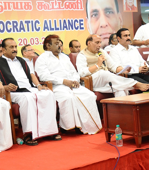The BJP hopes scattered votes of all the six Tamil Nadu parties will come together to ensure the victory in at least half-a-dozen of the state's 39 seats.