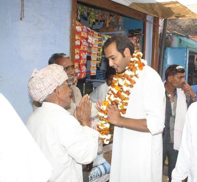 Mohd Azharuddin's son Mohd Asaduddin campaigns for his father at Tonk- Sawai Madhopur