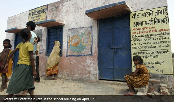 Voters will cast their vote in the school building on April17