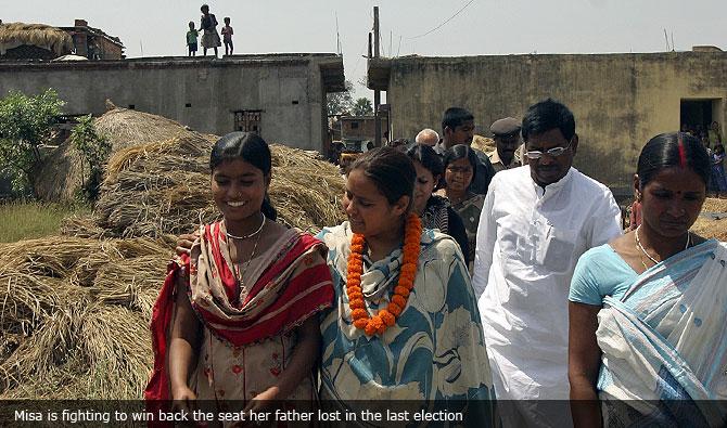 Misa is fighting to win back the seat her father lost in the last election