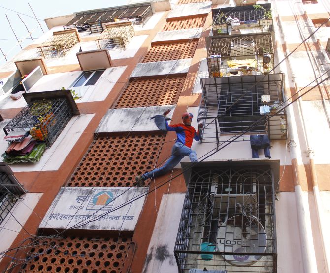 Gaurav says people like it when he climbs their buildings and meets them through their window while campaigning.