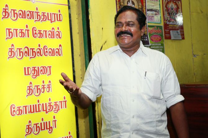 But not everyone thinks the DMK will win this time. A proprietor of a travel agency in Egmore felt the AIADMK will sweep the polls in Tamil Nadu.
