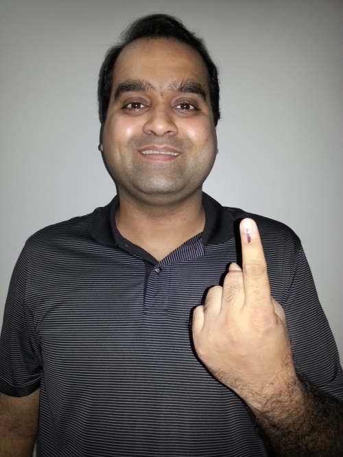 Mihir Govikar became a first time voter at 29