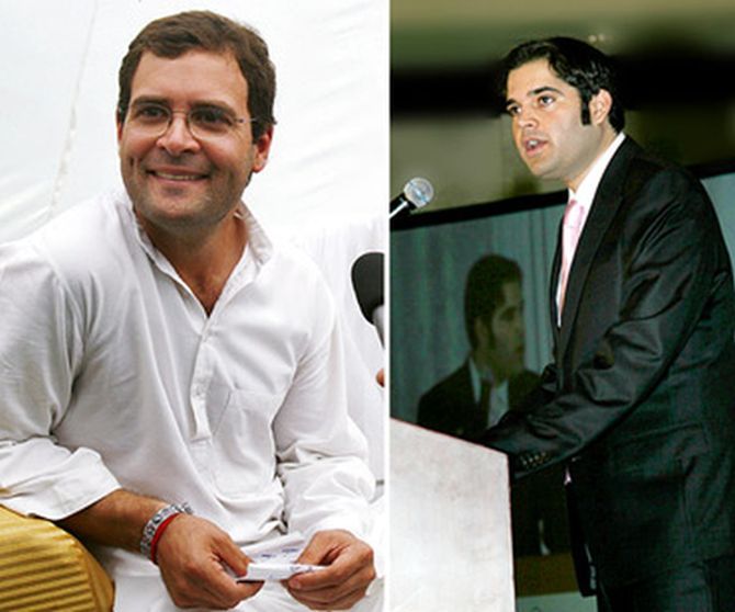 Rahul and his estranged cousin Varun Gandhi are contesting elections from adjoining constituencies in Uttar Pradesh.