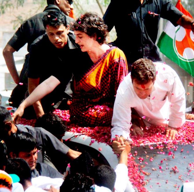 Priyanka Gandhi has been extensively campaigning for her brother Rahul in Amethi.