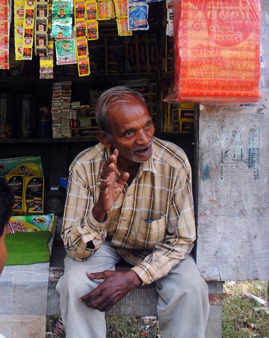 Majid, who owns a paan-beedi shop across the road from the guesthouse that Rahul Gandhi stays at in Munshiganj when he visits Amethi.