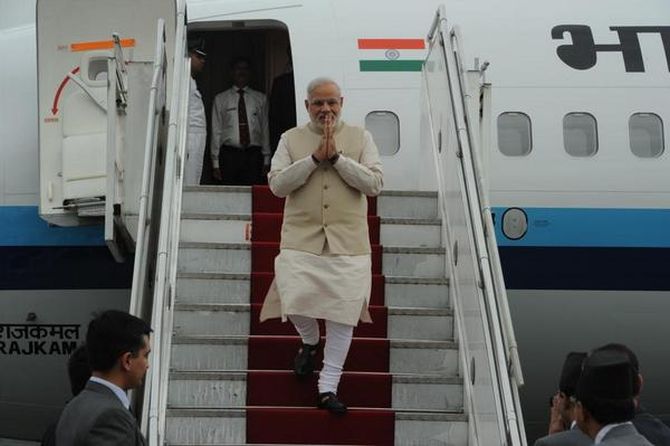 This is the first visit by an Indian PM in 17 years. 