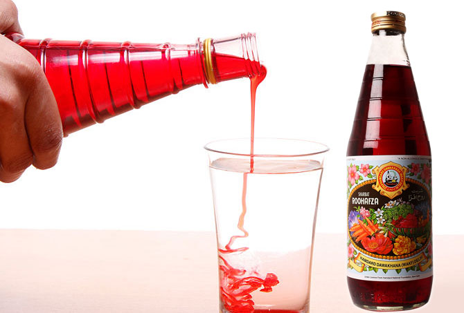 Rooh Afza is one of Hamdard's flagship products.