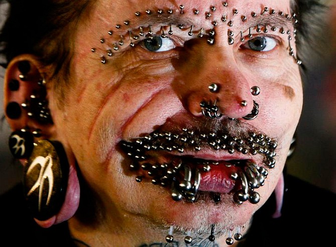 Why Dubai barred world's 'most pierced' man