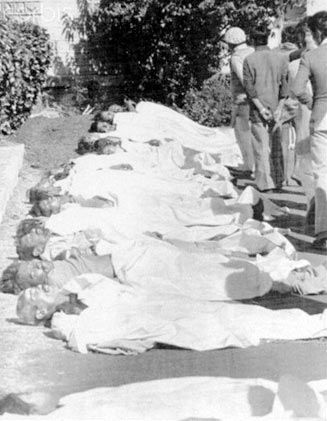 The Bhopal industrial disaster dead