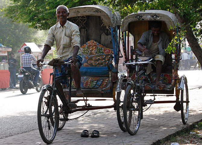 Rickshawallahs in Allahabad