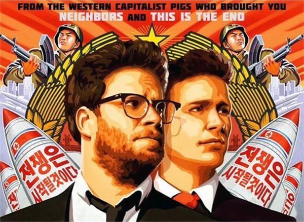 The poster for the film The Interview, which Sony Pictures has withdrawn from release.