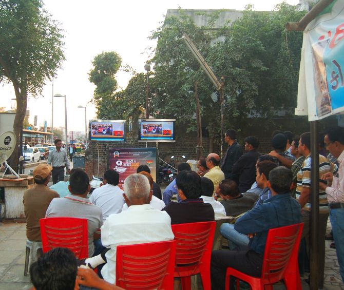 Low turnout of listeners seen at Himmatlal Park during the campaign