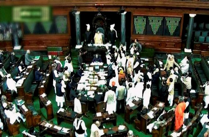 T-Bill ruckus: Fisticuffs and pepper spraying in Parliament