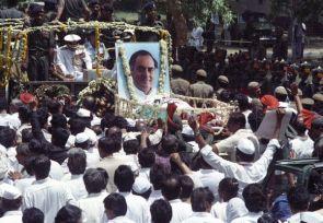 The funeral procession.