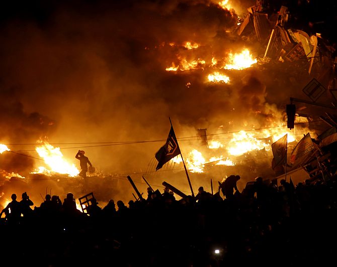 IN PHOTOS: Catastrophic violence in Ukraine protests