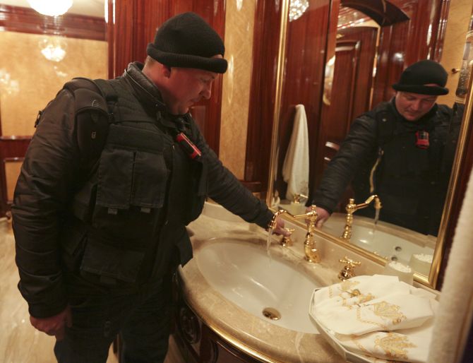 Look what they found inside Ukraine's fugitive president's estate
