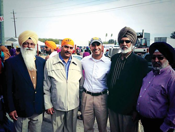Neel Kashkari marched with over 80,000 Sikhs at the Yuba City parade in California.