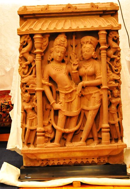 The stolen Vishnu-Lakshmi set that was first recovered.