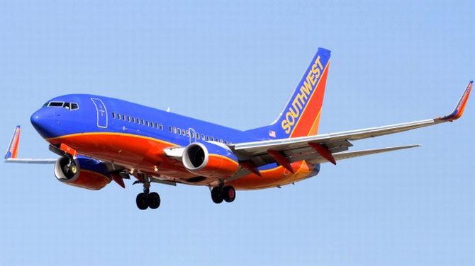 A Southwest Airlines plane