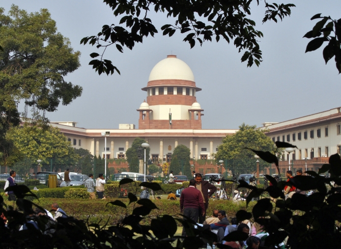The Supreme Court building in New Delhi