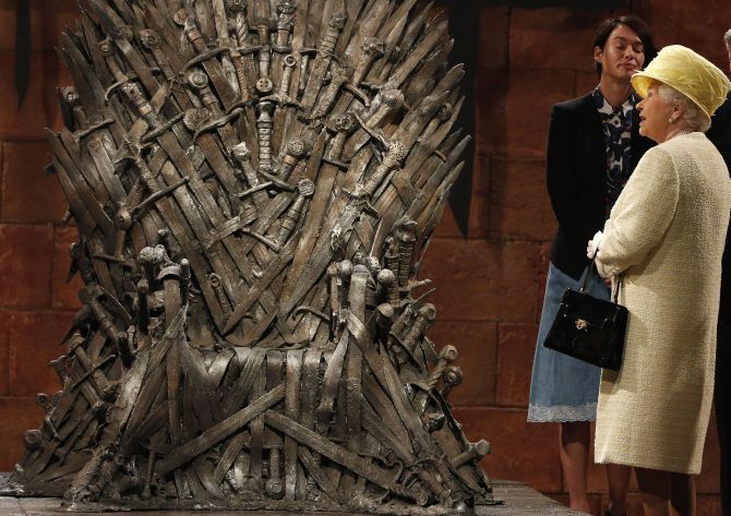 Britain's Queen eyes the Iron throne