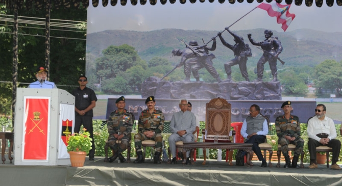 PHOTOS: On maiden visit to J-K, PM Modi honours fallen soldiers
