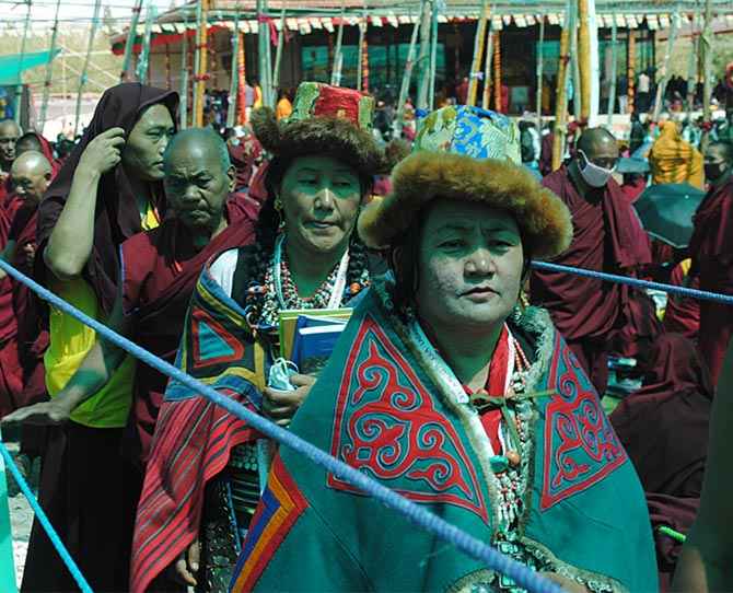 Dalai Lama addresses devotees on his 79th birthday at Leh Kalachakra