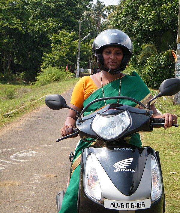 The Kudumbashree initiative has turned around the lives of lakhs of women in Kerala like Bindu, pictured above, who once could not afford even one meal a day.