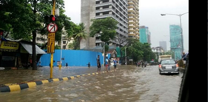 Torrential rains leave parts of Mumbai underwater