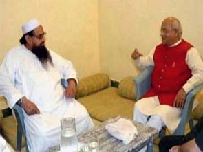 V P Vaidik meets Hafeez Saeed