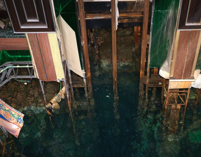 PHOTOS: Inside the sunken Costa Concordia - Rediff.com News