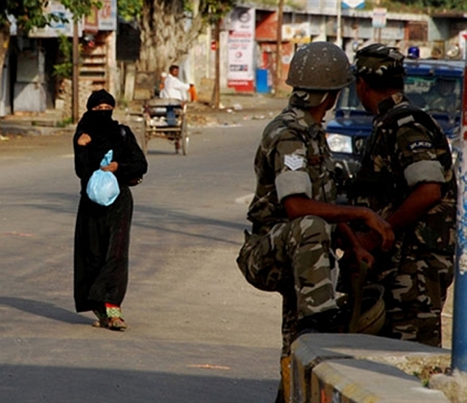 Police beefed up security in Saharanpur
